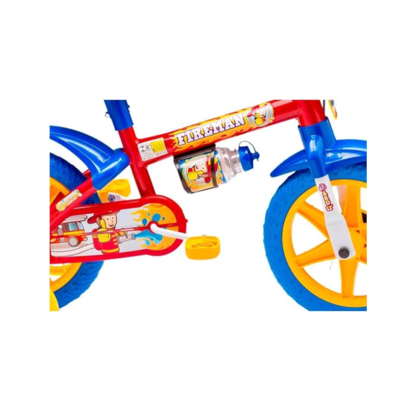 Bicicleta Cairu Aro 12 Masculino Fire/Water Man Vermelho/Azul-0aa9a14a-006e-4454-b2ed-94106f48908f