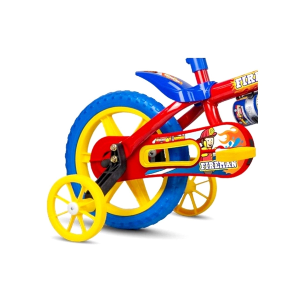 Bicicleta Cairu Aro 12 Masculino Fire/Water Man Vermelho/Azul-de1a2e5f-ba1e-40a1-a20a-853a9f4b4232