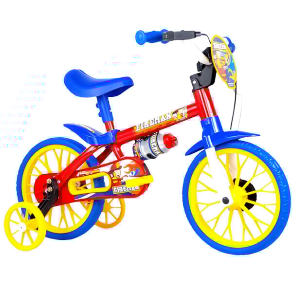 Bicicleta Cairu Aro 12 Masculino Fire/Water Man Vermelho/Azul-4f9bf531-0403-4a03-9932-f33f6b4fd814
