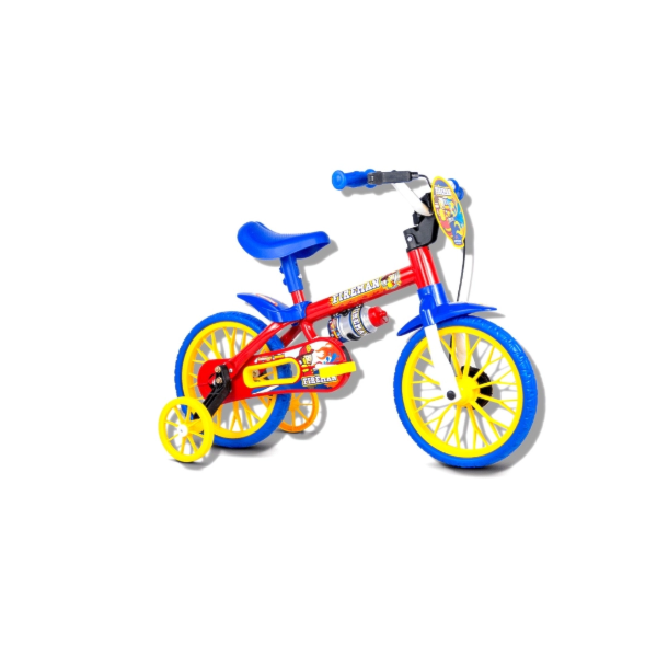 Bicicleta Cairu Aro 12 Masculino Fire/Water Man Vermelho/Azul-22518e7f-48dc-4cb4-9496-e8837a1594cb