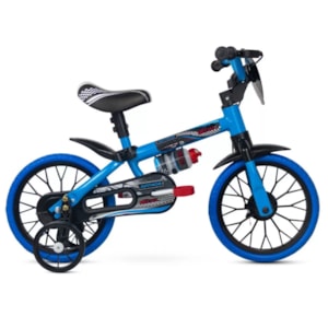 Bicicleta Cairu Aro 12 Masculino Veloz com Selim em PU Azul