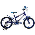 Bicicleta Cairu Aro 16 Masculino Racer Kids Mountain Bike Preto/Azul
