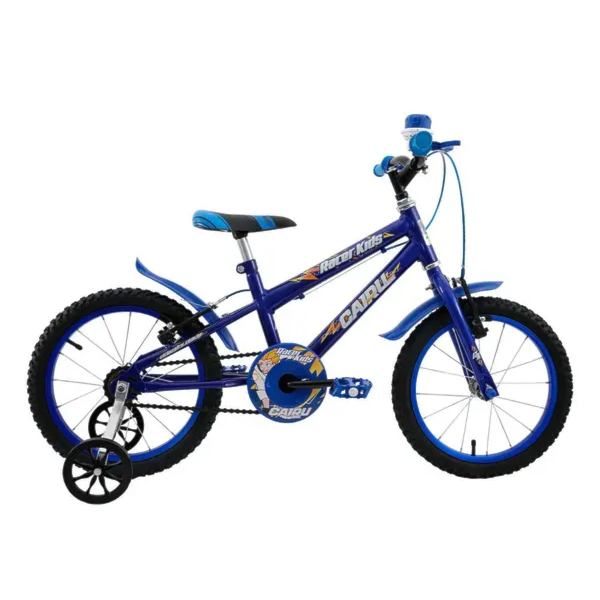 Bicicleta Cairu Aro 16 Masculino Racer Kids Mountain Bike Preto/Azul-800333ef-b86c-488e-aaf2-1c59c9c7bed1