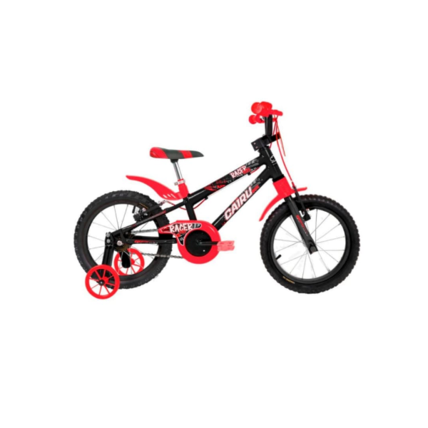 Bicicleta Cairu Aro 16 Masculino Racer Kids Preto/Vermelho-48b8cf3d-f67d-44e8-9722-52e4ce0d1e10
