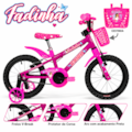 Bicicleta Cairu Aro 16 Mountain Bike Feminina Fadinha Rosa/Pink-f6e823c2-1b04-4040-96d3-dcef8179502a