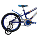 Bicicleta Cairu Aro 16 Mountain Bike Masculino Racer Kids Preto/Azul-fda04775-f1d8-4bf9-b285-aee3fae3e0b5