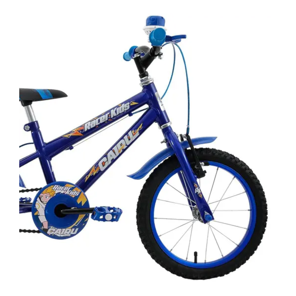 Bicicleta Cairu Aro 16 Mountain Bike Masculino Racer Kids Preto/Azul-6889d54e-33fb-495c-95be-f850da3a0b3b