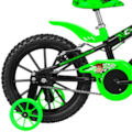 Bicicleta Cairu Aro 16 Mountain Bike Masculino Racer Kids Preto/Verde-f2f48c5c-ee07-4650-9adb-7c741a6cf88c