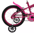 Bicicleta Cairu Aro 16 MTB Fadinha Preto/Pink-0a2cbc36-3003-4121-b265-2ac7f93c5c8f