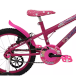 Bicicleta Cairu ARO 16 MTB Fadinha Preto/Pink