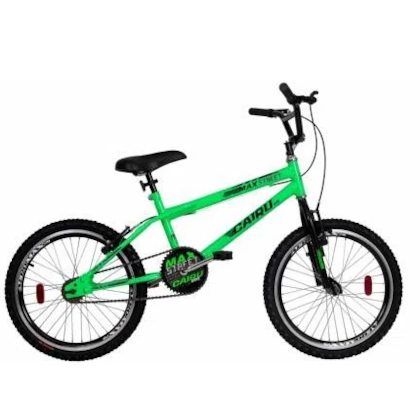 Bicicleta Cairu Aro 20 Aero Freest Max Street Verde/Preto