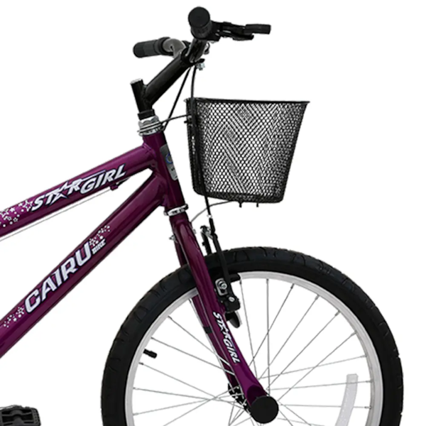 Bicicleta Cairu Aro 20 Mountain Bike REB  Star Girl com Cesto Violeta – Infantil Feminina com Quadro Reforçado e Freio V-Brake-abffee95-caea-4419-be1c-4eb625df269a