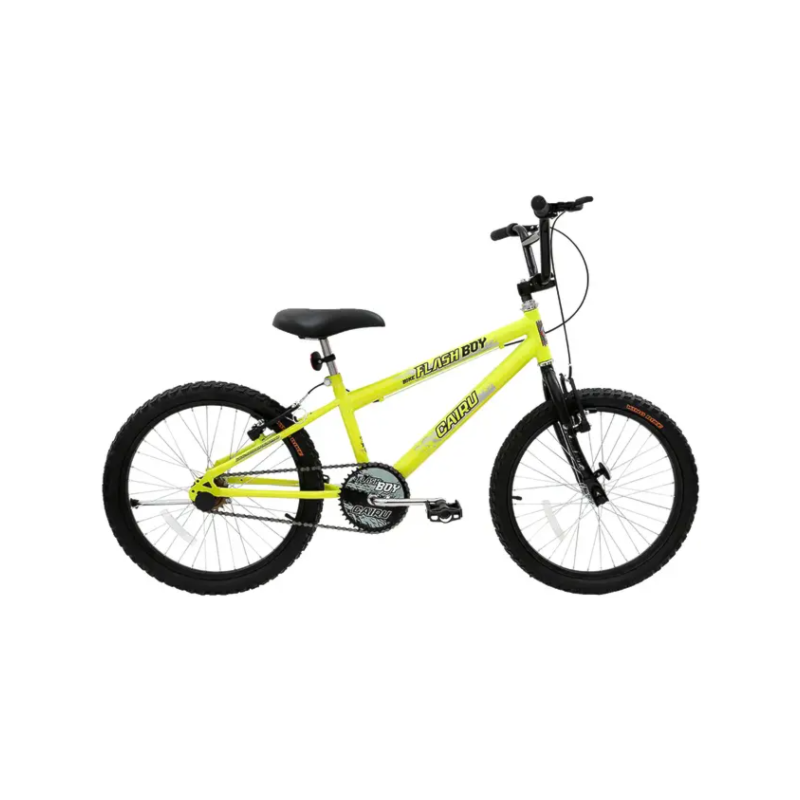 Bicicleta Cairu Aro 20 MTB REB Cross Flash Boy Amarelo Neon