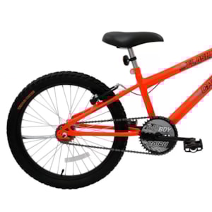 Bicicleta Cairu Aro 20 MTB Reb Cross Flash Boy Laranja Neon 