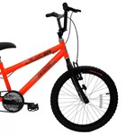 Bicicleta Cairu Aro 20 MTB Reb Cross Flash Boy Laranja Neon 