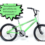 Bicicleta Cairu Aro 20 MTB REB Cross Flash Boy Verde/Neon