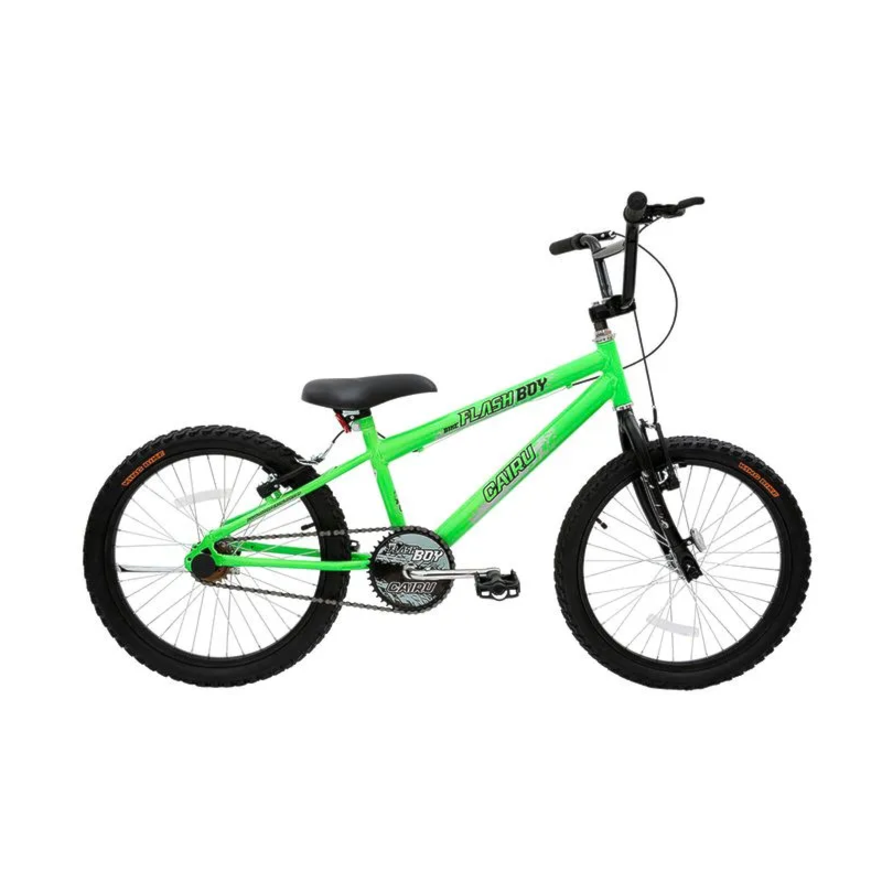 Bicicleta Cairu Aro 20 MTB REB Cross Flash Boy Verde/Neon