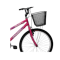Bicicleta Cairu Aro 24 Bella REB Mountain Bike com Cesto Pink/Preto-673e94d2-31df-4484-b8d6-c066c7d91e74