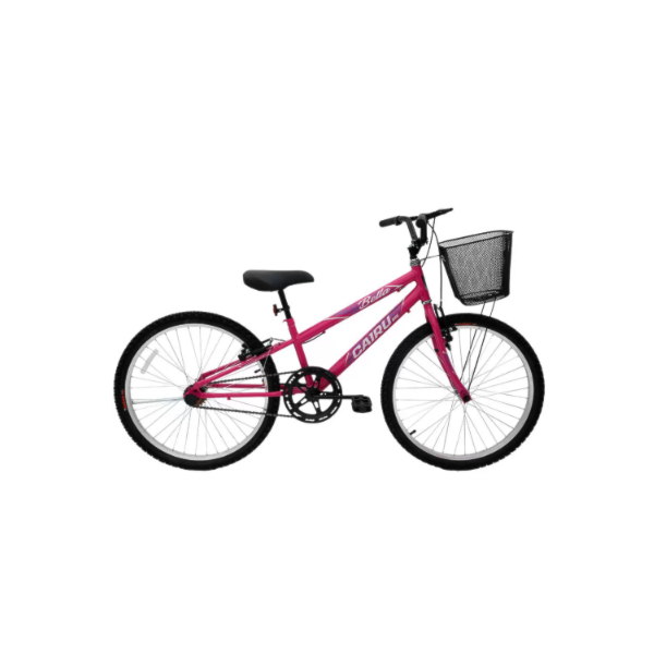 Bicicleta Cairu Aro 24 Bella REB Mountain Bike com Cesto Pink/Preto-e4d607f4-3657-47ba-bd18-1d21920ddc05