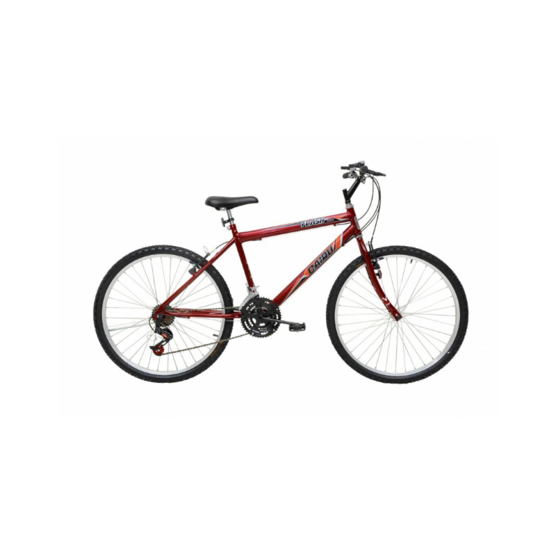 Bicicleta Cairu Aro 24 Flash Boy com 21 Machas REB Mountain Bike Vermelho