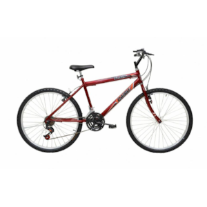 Bicicleta Cairu Aro 24 Flash Boy com 21 Machas REB Mountain Bike Vermelho