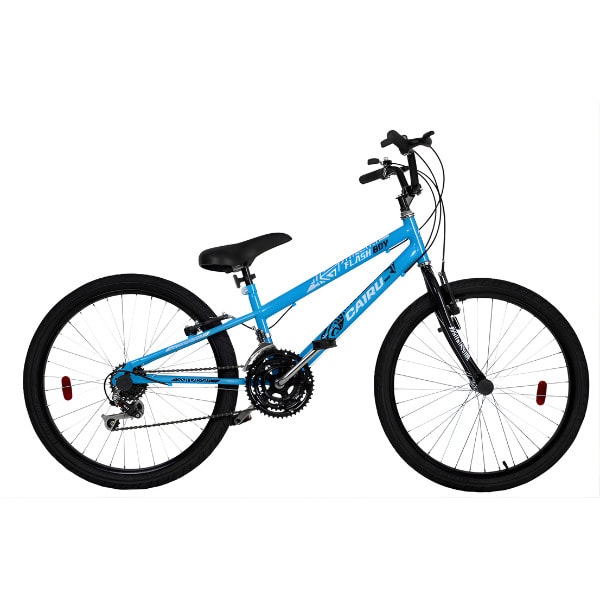 Bicicleta Cairu Aro 24 Mountain Bike REB com 21 Machas Flash Boy Azul-f6ed01de-b0c4-468c-9dc5-153722e9c617