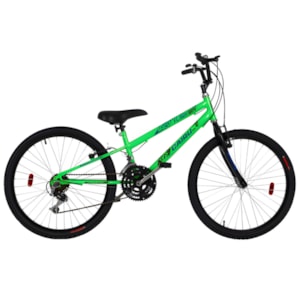 Bicicleta Cairu Aro 24 Mountain Bike REB Flash Boy Verde