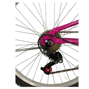 Bicicleta Cairu Aro 24 MTB 21M Bella com Cesto Rosa/Pink