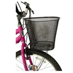 Bicicleta Cairu Aro 24 MTB 21M Bella com Cesto Rosa/Pink