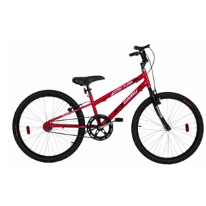 Bicicleta Cairu Aro 24 MTB REB Flash Boy Vermelho