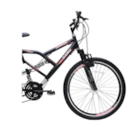 Bicicleta Cairu Aro 26 21m com Suspensao Jump Boy Preto Fosco