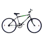 Bicicleta Cairu Aro 26 Flash com 21 Marchas Mountain Bike Preto/Verde