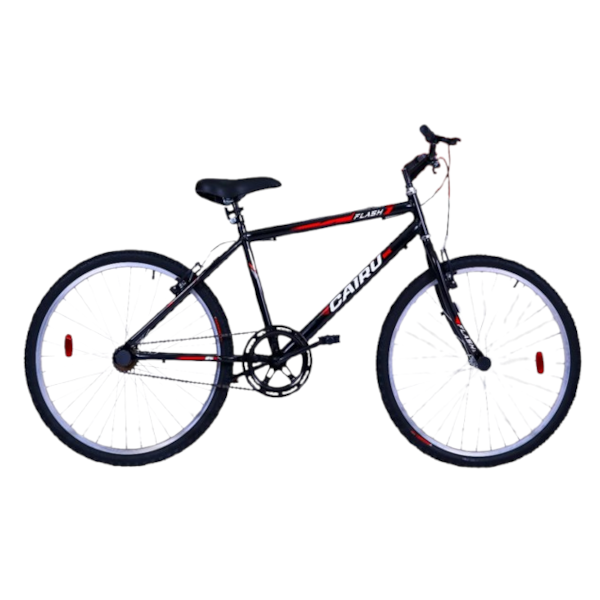 Bicicleta Cairu Aro 26 Flash com 21 Marchas Mountain Bike Preto/Vermelho-8b73b3dc-cf22-42fe-a034-db5b31475f0a