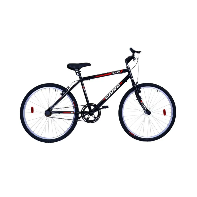 Bicicleta Cairu Aro 26 Flash Mountain Bike Preto/Vermelho