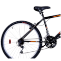 Bicicleta Cairu Aro 26 Mountain Bike com 21 Marchas Flash Preto/Laranja-773ae0de-9c6b-4119-a02a-55286824a05b