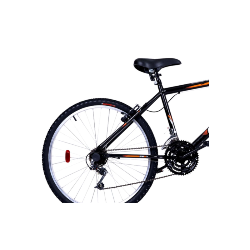 Bicicleta Cairu Aro 26 Mountain Bike com 21 Marchas Flash Preto/Laranja
