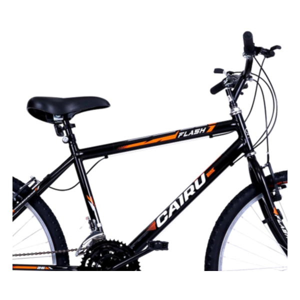 Bicicleta Cairu Aro 26 Mountain Bike com 21 Marchas Flash Preto/Laranja-f4704364-b3e8-4215-ac38-b78b6e8ed496