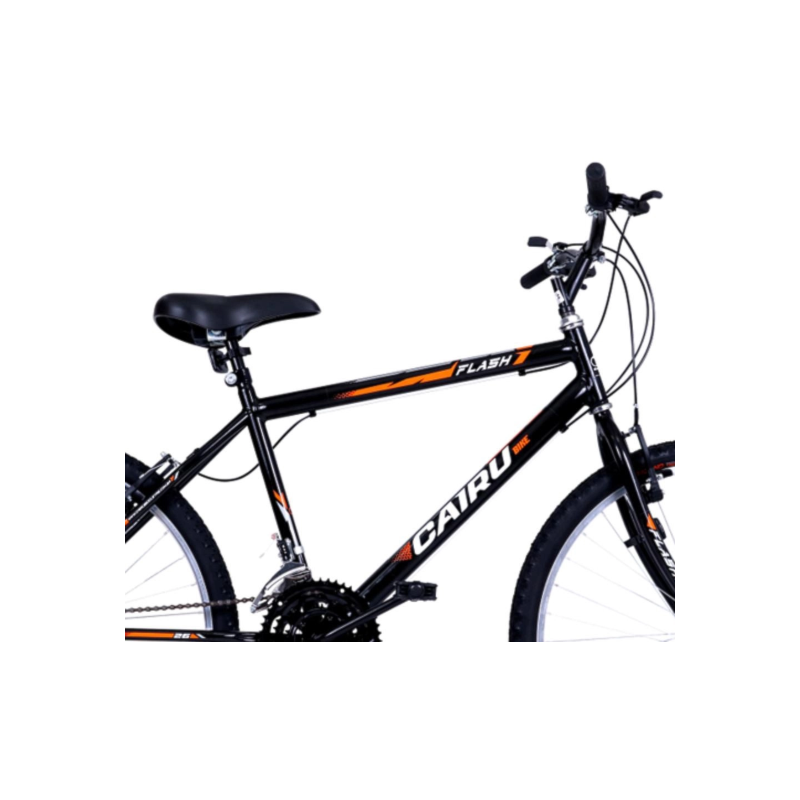 Bicicleta Cairu Aro 26 Mountain Bike com 21 Marchas Flash Preto/Laranja-65e357cb-493e-4d85-91e9-bf2dcb04d20b
