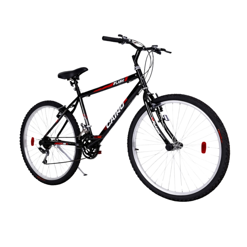 Bicicleta Cairu Aro 26 Mountain Bike com 21 Marchas Flash Preto/Vermelho-8eaaeb8d-8ea2-4679-bc6b-41c8fe5450d5
