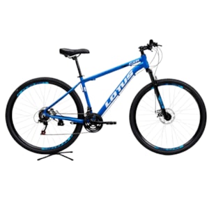 Bicicleta Cairu Aro 29 Alumínio Lotus CXR Azul/Branco 17.5 21V
