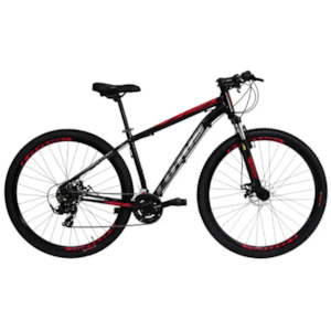 Bicicleta Cairu Aro 29 Aluminio Nitro Freio Mecanico 21V Preto/Vermelho