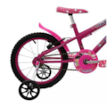 Bicicleta Cairu Aro16 Feminina MTB Fadinha Rosa Pink-896399e7-c3e1-44ab-97a2-ed6668c71f39