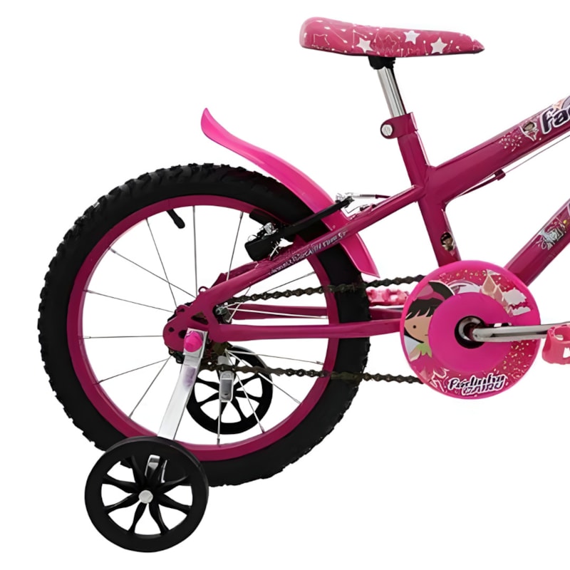 Bicicleta Cairu Aro16 Feminina MTB Fadinha Rosa Pink-8f71bbbd-2a6a-4c5a-b34c-dc5133d24b00