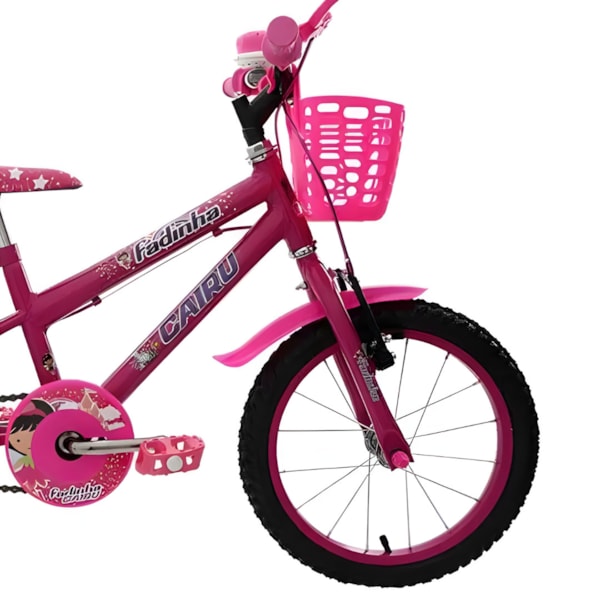 Bicicleta Cairu Aro16 Feminina MTB Fadinha Rosa Pink-d4a1d4cb-eae2-4ba1-96b5-5a4895786be7