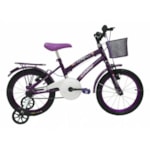 Bicicleta Cairu Aro16 Flowers Violeta