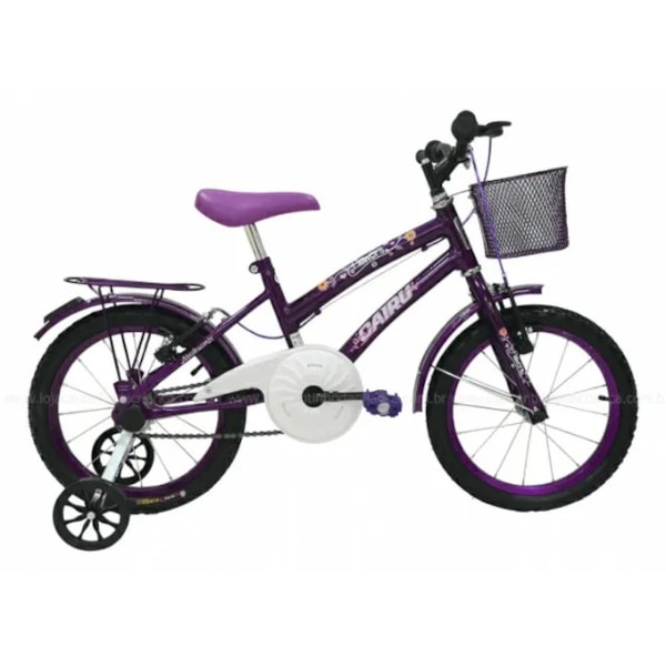 Bicicleta Cairu Aro16 Flowers Violeta-78d91c71-21bc-4455-841a-95426093dc60
