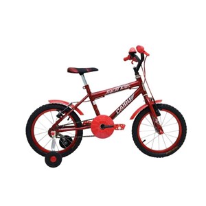 Bicicleta Cairu Aro16 Masculino MTB Racer Kids Vermelho 