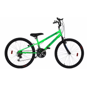 Bicicleta Cairu Aro24  Mtb Reb 21M Flash Boy Verde 