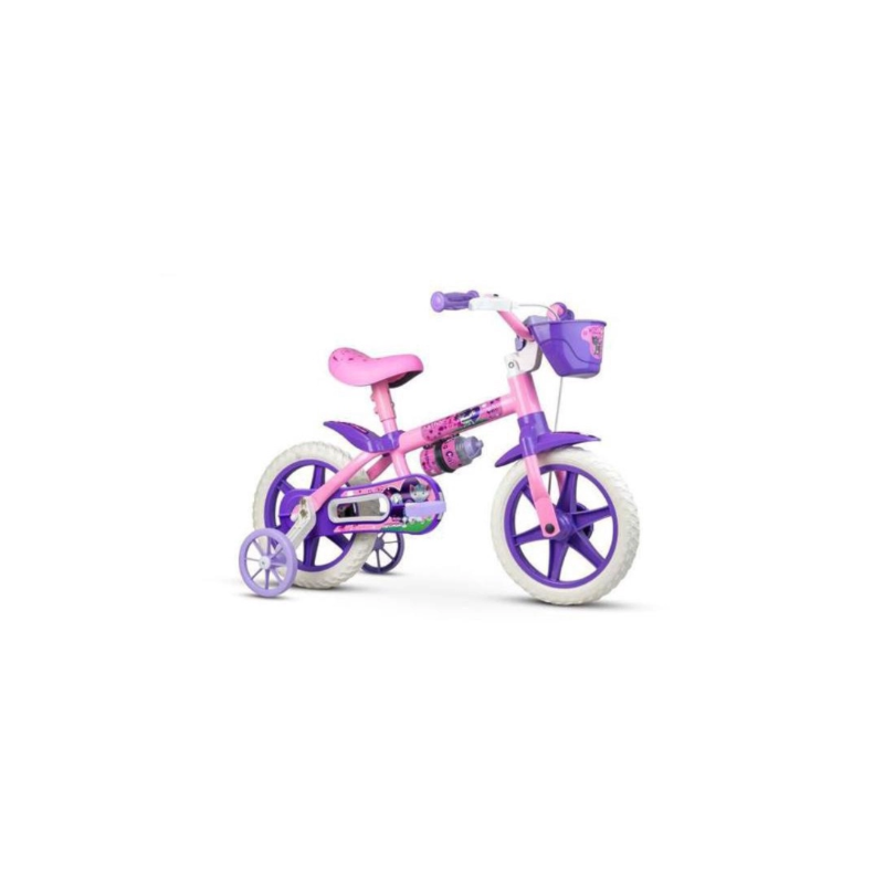 Bicicleta Cairu Feminino Aro 12 Cat Rosa 