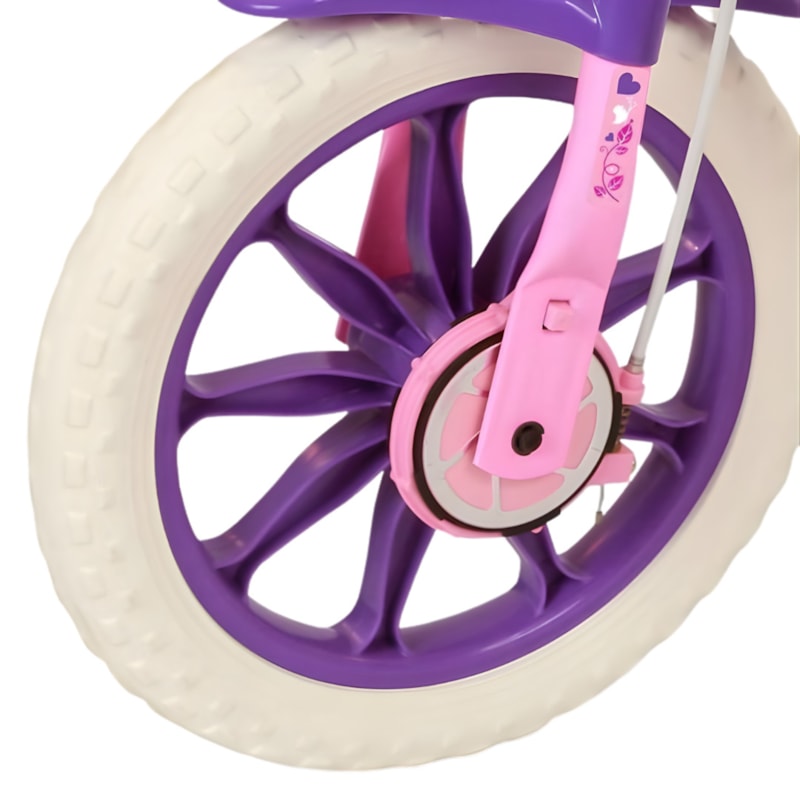 Bicicleta Cairu Feminino Aro 12 Cat Rosa com Selim em PU-3f9bc868-2142-44dc-b902-a5a23ffca233